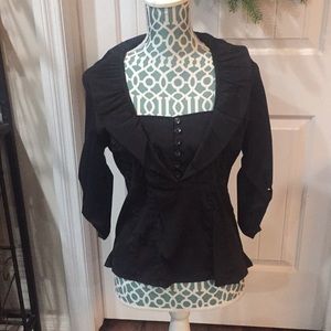 Black dressy top